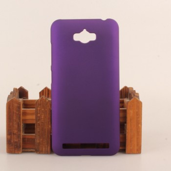 Пластиковый матовый непрозрачный чехол для ASUS ZenFone Max Фиолетовый