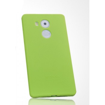 Силиконовый матовый нескользящий премиум чехол для Huawei Mate 8 Зеленый