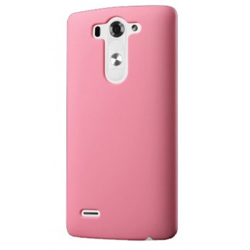 Пластиковый чехол серия Metallic для LG G3 S Розовый