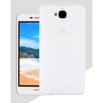 Силиконовый матовый полупрозрачный чехол для Huawei Honor 4C Pro Белый