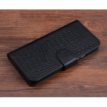 Кожаный чехол портмоне (нат. кожа крокодила) с магнитной защелкой для Huawei Honor 4C Pro 