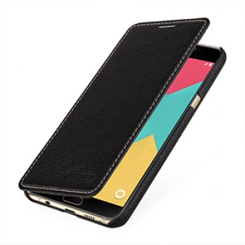Кожаный чехол горизонтальная книжка (нат. кожа) для Samsung Galaxy A9