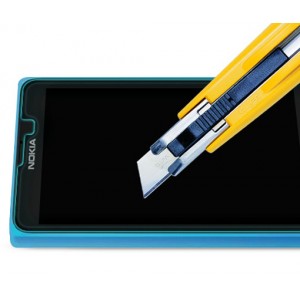 Ультратонкое износоустойчивое сколостойкое олеофобное защитное стекло-пленка для Nokia X / X+