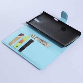 Чехол портмоне подставка с защелкой для OnePlus One Голубой