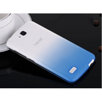 Силиконовый градиентный чехол для Huawei Honor 3C Lite Синий