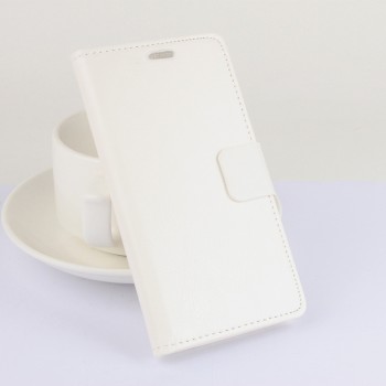 Глянцевый чехол портмоне подставка на клеевой основе с магнитной застежкой для Elephone P9000 Белый