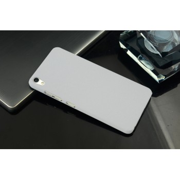 Пластиковый матовый чехол с повышенной шероховатостью для OnePlus X Белый