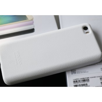 Силиконовый матовый нескользящий софт-тач премиум чехол для Xiaomi MI5 Белый