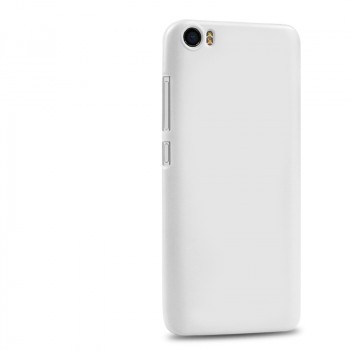 Силиконовый матовый непрозрачный чехол для Xiaomi MI5 Белый