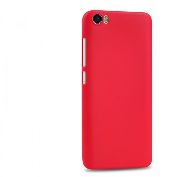 Силиконовый матовый непрозрачный чехол для Xiaomi MI5 Красный
