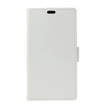 Глянцевый чехол портмоне подставка на силиконовой основе с магнитной защелкой для LG G5 Белый