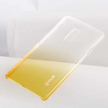 Пластиковый градиентный чехол для OnePlus 2 Желтый