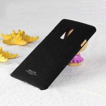 Пластиковый матовый чехол с повышенной шероховатостью для OnePlus 2 Черный