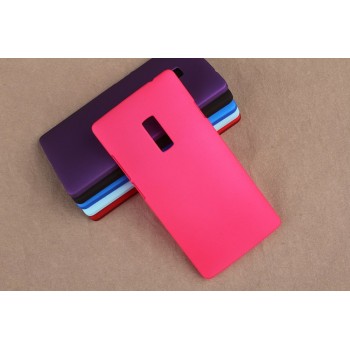 Пластиковый матовый непрозрачный чехол для OnePlus 2 Пурпурный