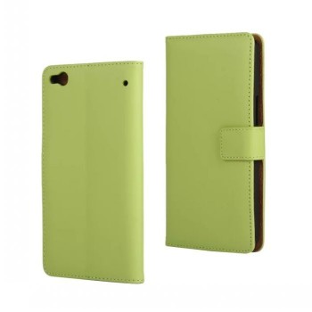 Чехол портмоне подставка с защелкой для HTC One X9 Зеленый