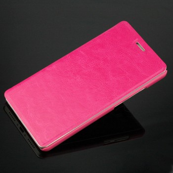 Чехол флип подставка на пластиковой основе для Samsung Galaxy J7 (2016) Розовый