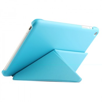 Чехол подставка серия Origami на поликарбонатной основе для Huawei MediaPad X2 Голубой