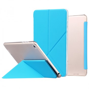 Чехол подставка серия Origami на поликарбонатной основе для Xiaomi Mi Pad 2/MiPad 3 Голубой