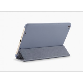 Оригинальный смартчехол подставка на пластиковой основе текстура Джинса для Xiaomi Mi Pad 2/MiPad 3 Синий