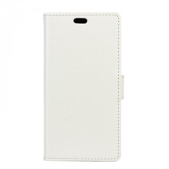 Вощеный чехол портмоне подставка с защелкой для Alcatel One Touch Pixi 4 (4) Белый