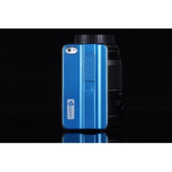 Пластиковый чехол со встроенным прикуривателем для Iphone 5/5s/SE Голубой
