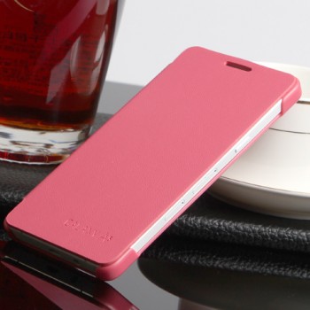 Чехол флип на пластиковой основе для Samsung Galaxy A3 Розовый