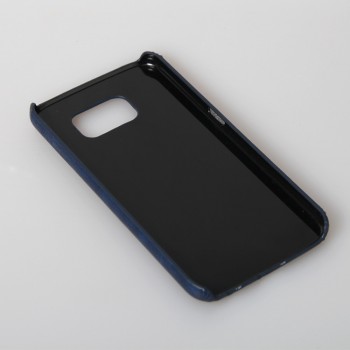 Дизайнерский чехол накладка с отделениями для карт и подставкой для Samsung Galaxy S6 Синий