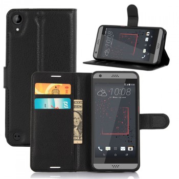 Чехол портмоне подставка на силиконовой основе и магнитной защелкой для HTC Desire 530/630