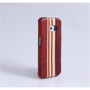 Натуральный деревянный чехол сборного типа с лазерным принтом для Samsung Galaxy S6 Edge