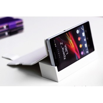 Чехол флип док-совместимый с защелкой для Sony Xperia Z