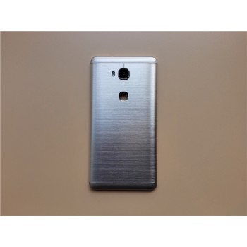 Пластиковый непрозрачный матовый встраиваемый чехол текстура Металл для Huawei Honor 5X