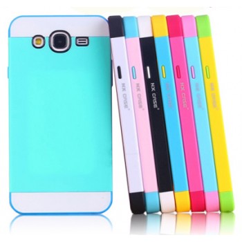 Двуцветный силиконовый чехол для Samsung Galaxy Mega 5.8