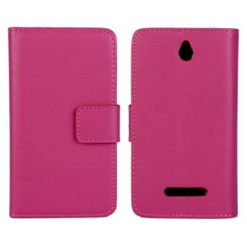 Чехол книжка-портмоне для Sony Xperia E dual Пурпурный