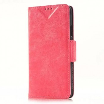 Чехол портмоне подставка с защелкой для Samsung Galaxy Alpha Розовый