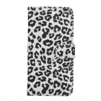 Чехол портмоне подставка текстура Леопард на пластиковой основе на магнитной защелке для Iphone 7 Plus/8 Plus 