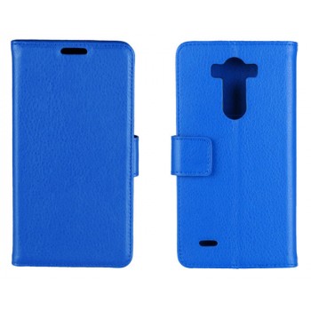 Чехол портмоне подставка с защелкой для LG G3 S Синий