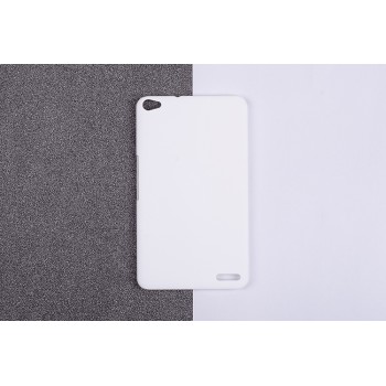 Пластиковый матовый непрозрачный чехол для Huawei MediaPad X2 Белый