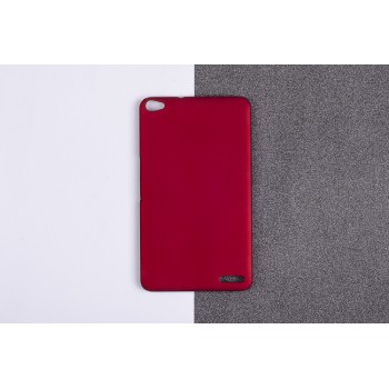 Пластиковый матовый непрозрачный чехол для Huawei MediaPad X2 Красный
