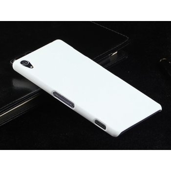 Пластиковый чехол серия Metallic для Sony Xperia Z3 Белый
