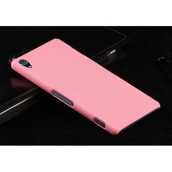 Пластиковый чехол серия Metallic для Sony Xperia Z3 Розовый