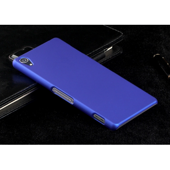 Пластиковый чехол серия Metallic для Sony Xperia Z3 Синий
