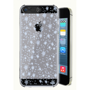 Транспарентный пластиковый чехол со светорассеивающим принтом и шторкой для вспышки для Iphone 6 / 6 Plus 