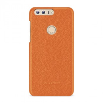 Кожаный чехол накладка (премиум нат. кожа) для Huawei Honor 8
