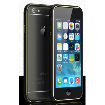 Металлический бампер с золотой окантовкой и отверстиями для улучшенного приема сигнала для Iphone 6