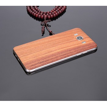 Экстратонкая клеевая натуральная деревянная накладка для Samsung Galaxy J7
