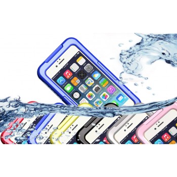 Водонепроницаемый силикон-пластик чехол для Iphone 6 Синий