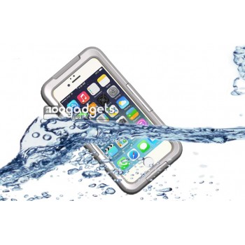 Водонепроницаемый силикон-пластик чехол для Iphone 6 Серый