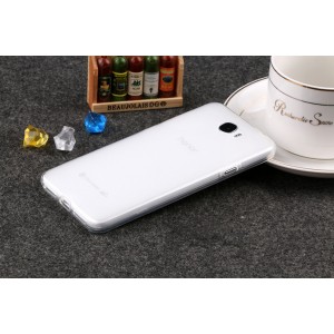 Силиконовый матовый полупрозрачный чехол для Huawei Honor 5A/Y5 II Белый