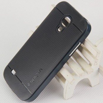 Двухкомпонентный премиум поликарбонат-пластик чехол для Samsung Galaxy S4 Mini Черный