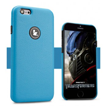 Кожаный чехол накладка серия Back Cover для Iphone 6 Синий